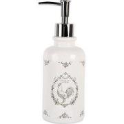 Clayre & Eef Zeepdispenser 350 ml Wit Keramiek Haan