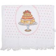 Clayre & Eef Gastendoekje 40x66 cm Wit Katoen