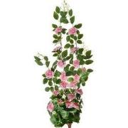 Clayre & Eef Kunstbloem 87 cm Roze Groen Kunststof