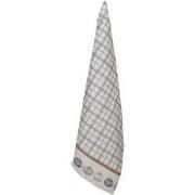 Clayre & Eef Theedoek 50x70 cm Grijs Katoen Pompoen