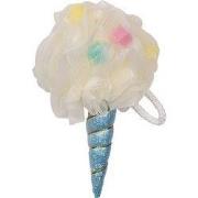 Clayre & Eef Badspons Ø 10x18 cm Wit Polyester