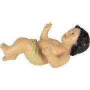 Clayre & Eef Decoratie Beeld Jezus 17x12x30 cm Beige Kunststof