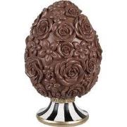 Clayre & Eef Decoratie Beeld Ei Ø 11x17 cm Bruin Kunststof