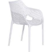 Garden Impressions Air XL kunststof tuinstoel wit