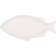 Clayre & Eef Kom Vis 100 ml Wit Keramiek