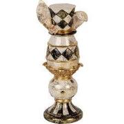 Clayre & Eef Decoratie Beeld Konijn 12x10x28 cm Beige Kunststof