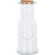 Clayre & Eef Decoratie Fles Ø 7x18 cm Transparant Glas