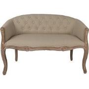 Clayre & Eef Bankje 104x55x70 cm Bruin Beige Hout