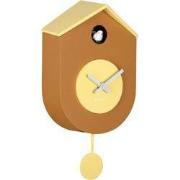 Wandklok Grato Cuckoo - Donkergeel - 9.2x17.5x33.2cm