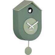 Wandklok Grato Cuckoo - Jadegroen - 9.2x17.5x33.2cm