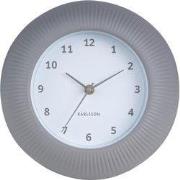 Wandklok Tender Rib - Warmgrijs - Ø25cm