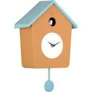 Wandklok Cuckoo Light - Okergeel - 23x10.5x26.4cm