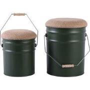 Kruk Buckets - Jungle groen - Ø31cm
