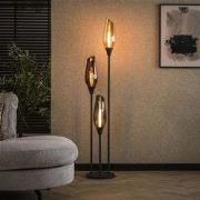 Hoyz Collection - Vloerlamp Cocoon Mix Glass  - Zwart