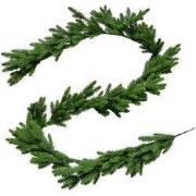 Clayre & Eef Kerstslinger Guirlande 180 cm Groen Kunststof