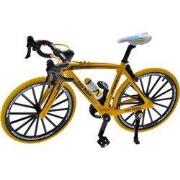 Clayre & Eef Decoratie Fiets 20x5x12 cm Geel Metaal