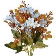 Clayre & Eef Kunstbloem 33 cm Blauw Kunststof