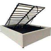 Opbergbed 140x190 cm bekleed met fluweel - ROMY