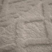 Zydante® Dekbedovertrekset Jacquard Teddy Stone - 200x200/220 cm - met...