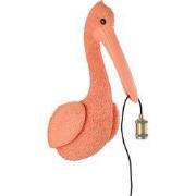 Light & Living - Wandlamp PELICAN - 33x28x63cm - Rood