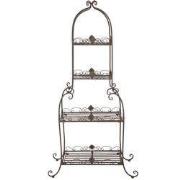 Clayre & Eef Planthouder 74x39x160 cm Bruin Metaal