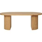 Salontafel Ovaal - Naturel - 60x120x45cm - Boavista
