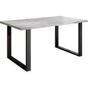 Meubella - Eetkamertafel Butter - Betonlook