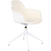 Zuiver Albert Kuip Swivel Eetkamerstoelen Wit - Set van 2