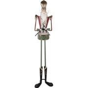 Clayre & Eef Kerstdecoratie Beeld Notenkraker 38x47x178 cm Metaal