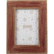 Clayre & Eef Fotolijst 10x15 cm Bruin Rood Hout
