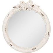 Clayre & Eef Spiegel 48x6x52 cm Wit Kunststof