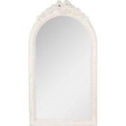 Clayre & Eef Spiegel 50x4x92 cm Wit Kunststof