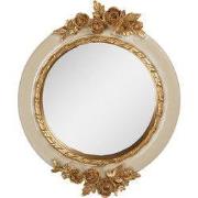 Clayre & Eef Spiegel 14x2x16 cm Beige Kunststof