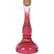 Clayre & Eef Kandelaar Ø 10x22 cm Roze Glas