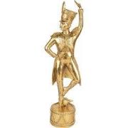 Clayre & Eef Kerstdecoratie Beeld Notenkraker 14x10x45 cm Goudkleurig ...