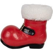 Clayre & Eef Kerstdecoratie Beeld 25x15x22 cm Rood Kunststof