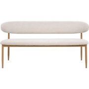 Eetkamerbank Alexia Beige/Naturel 160cm - Giga Meubel