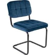 Kick buisframe stoel Ivy - Donkerblauw