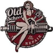 Clayre & Eef Tekstbord 45x1x45 cm Beige Rood IJzer