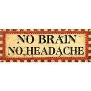 Clayre & Eef Tekstbord 36x13 cm Beige Bruin IJzer