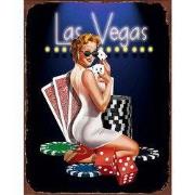 Clayre & Eef Tekstbord 25x33 cm Zwart IJzer