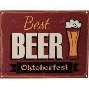 Clayre & Eef Tekstbord 33x25 cm Rood IJzer