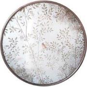 Clayre & Eef Spiegel Ø 80x3 cm Koperkleurig Glas Vogels op Takken