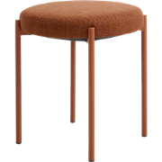 Pico metalen krukje bruin - met roestbruine zitting - 48 cm