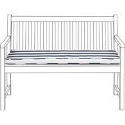 VIVARA  - Tuinkussen - Marineblauw - 112 x 54 cm - Polyester