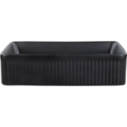 GELDO - Wastafel - Zwart - 50 x 34 cm - Keramiek