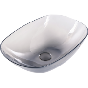 MOENGO - Wastafel - Zwart - Solide ondergrond