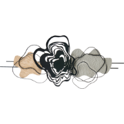 SALLINS - Wanddecoratie - Zwart - IJzer