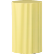 Asa houten bijzettafel geel - Ø 31 cm