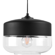 MURRAY - Hanglamp - Zwart - Glas